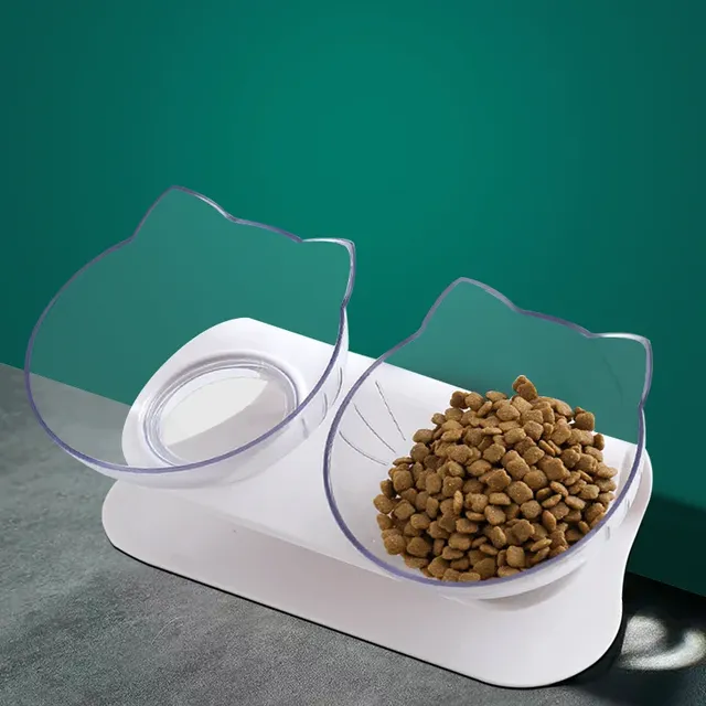Bol Double antidérapant pour chat – vue 4