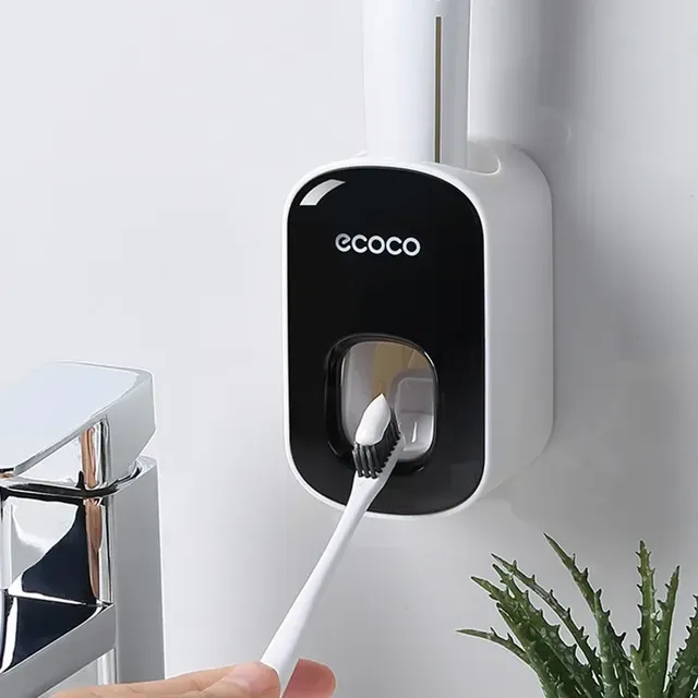 Distributeur dentifrice automatique mural support brosse… – vue 2