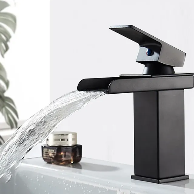 Mélangeur d'Eau Chaude et Froide Noir – vue 3
