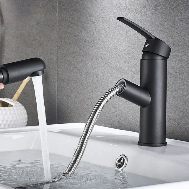 Robinet de lavabo de salle de bains extractible à… – vue 2