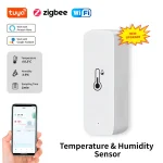 Tuya Wifi/Zigbee capteur de température et d&rsquo;humidité thermomètre intérieur contrôle de la vie intelligent pour le travail à domicile avec Alexa Google Assistant