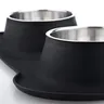 Double bol antidérapant pour chien avec tapis en Silicone – vue 5