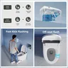 Toilette intelligente automatique sans bords compact… – vue 4