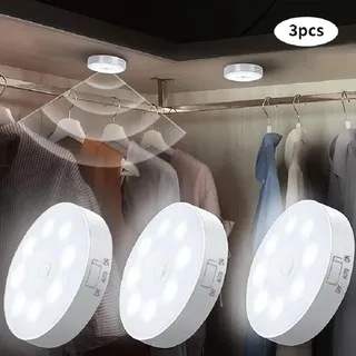 Détecteur de mouvement LED veilleuse USB Rechargeable lampe de nuit…