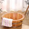 Bassin de bain en bois à bords arrondis pour enfants et… – vue 3