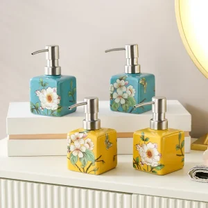 New200ml le modèle apparaît distributeur de savon haut de gamme bouteille de lavage des mains en céramique shampooing Gel douche Lotion distributeur séparateur de savon New200ml le modèle apparaît distributeur de savon haut de gamme bouteille de lavage des mains en céramique shampooing Gel douche Lotion distributeur séparateur de savon