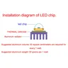 Puce LED COB lampe 10W 20W 30W 50W AC 220V 240V IP65 IC… – vue 2