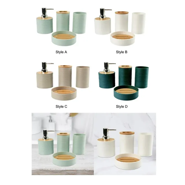 Ensemble accessoires salle bain lavabo céramique… – vue 4