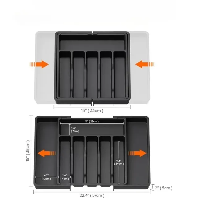 Organisateur tiroir cuisine extensible réglable range… – vue 6