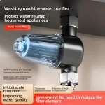 Cartouche filtrante pour chauffe-eau en acier inoxydable, pré-filtre avant détachable en laiton, élément filtrant nettoyable pour salle de bains