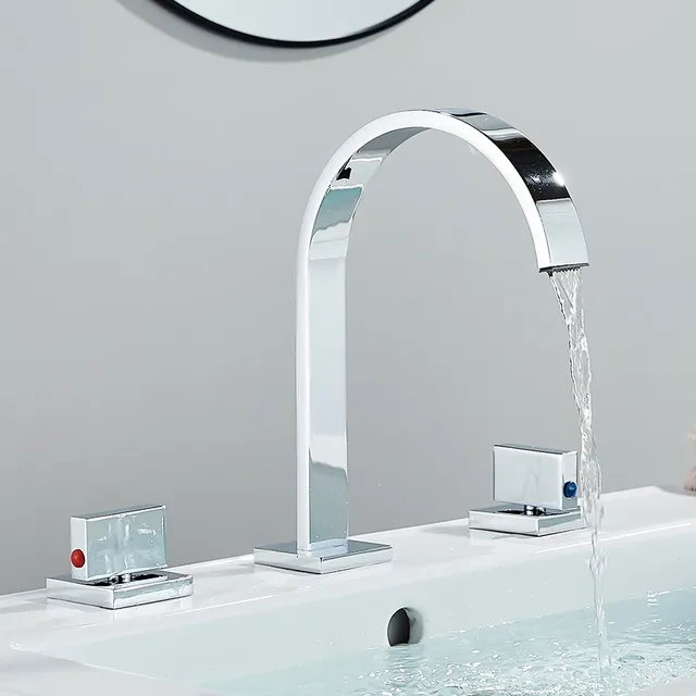 Robinet de lavabo doré – vue 6