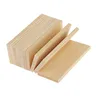 Planche rectangulaire en bois inachevé pour peintures – vue 1