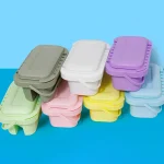 Bassin à pinceaux multi-usage avec porte-pinceau, rondelle, plateaux, boîte à palette, tasse de nettoyage d&rsquo;artiste pour peinture à l&rsquo;huile d&rsquo;interconnexion avec couvercle