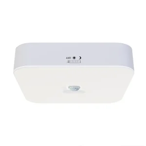 Plafonnier à détecteur de mouvement, plafonnier LED sans fil avec marche/arrêt automatique, 100 °   Détection, pour placard, garde-manger, linge, salle de bain