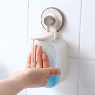 Distributeur de savon à ventouse mural