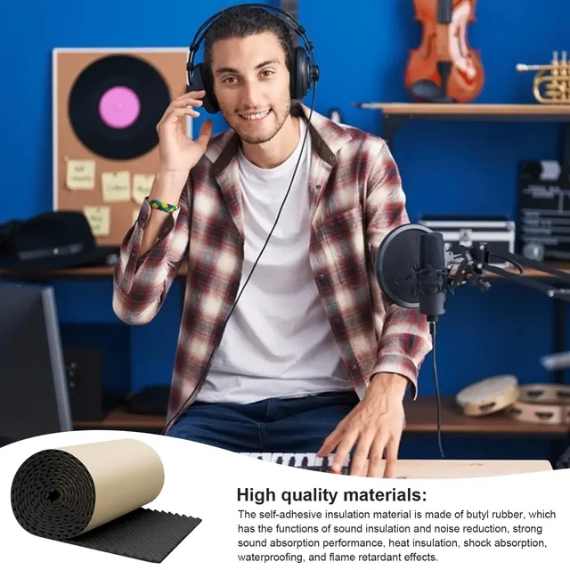 Panneaux insonorisants acoustiques adhésifs butyle… – vue 3