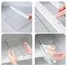 2pcSset White Tlides Datoir Rails coulissants Bin Tracks… – vue 2