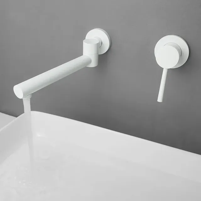 Ensemble de douche blanche dissimulée – vue 5