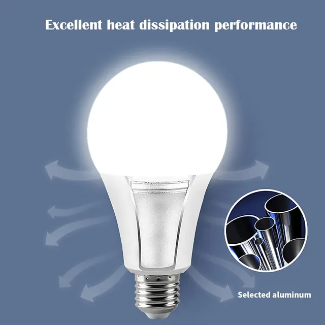 Ampoule LED à économie d'énergie AC220V E14 E27 B22… – vue 5