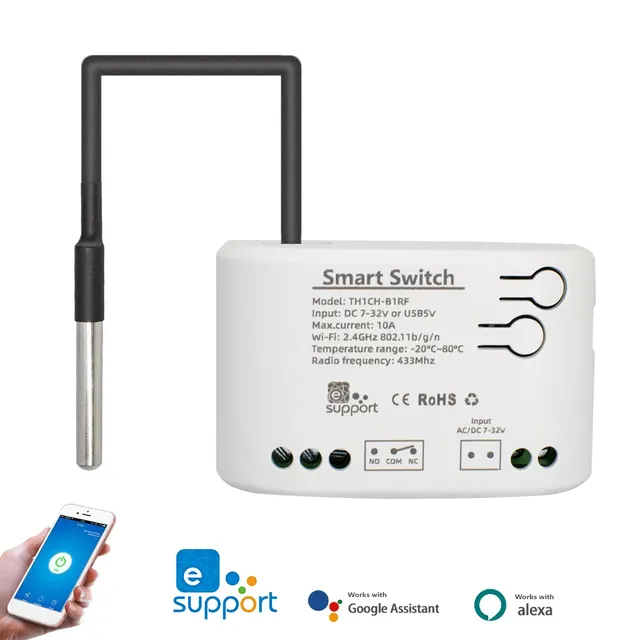 Commutateur intelligent de moniteur de température et…