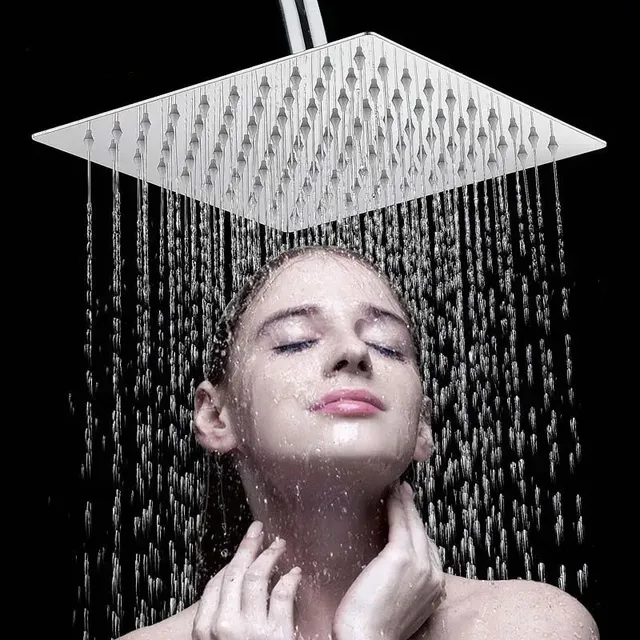 Pommeaux de douche cascade Ultra-fin en acier inoxydable – vue 2
