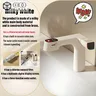 Robinet mitigeur filtrant évier laiton laiteux mat… – vue 1