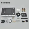Douches de plafond modernes thermostatiques à LED noires – vue 6