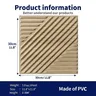 Panneaux muraux texturés en faux bois – vue 5