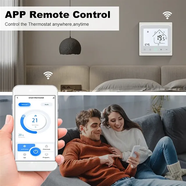 Y51A-16A Tuya Wifi intelligent Thermostat eau électrique… – vue 2