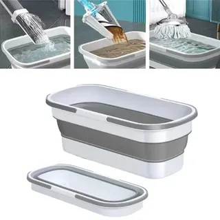 Seau pliable rectangulaire grande capacité compact pliage instantané…