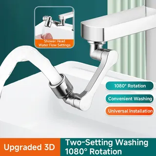 1080 ° Extension de robinet rotative