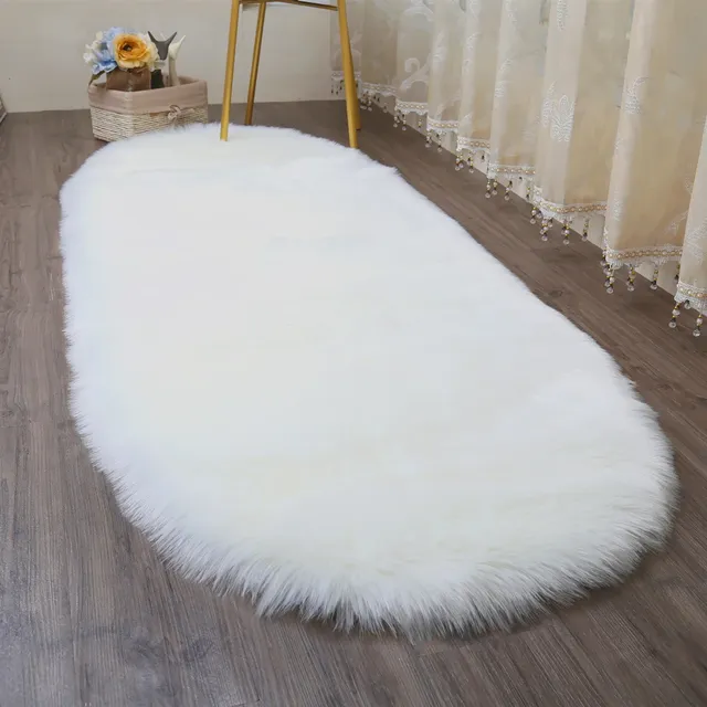 Tapis ovale doux et moelleux – vue 6