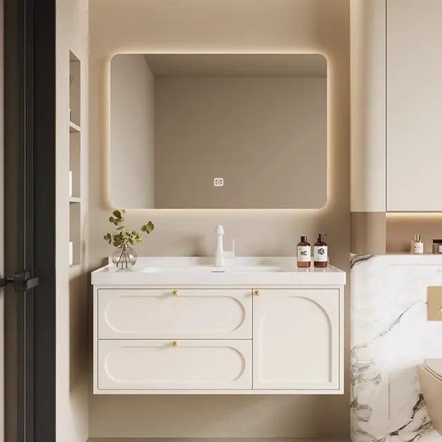 Lumière noire armoire De salle De bain bassin tiroir… – vue 5