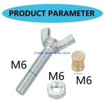 Pack LXAF 6 mises à niveau des ancres d&rsquo;évier résistant à corrosion pour une stabilité durable