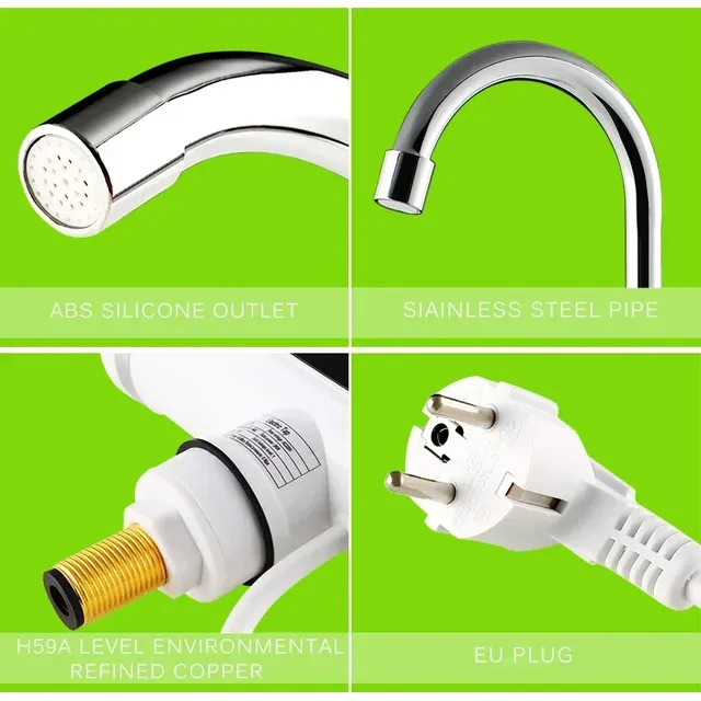 Mitigeur robinet électrique instantané cuisine bec col… – vue 6