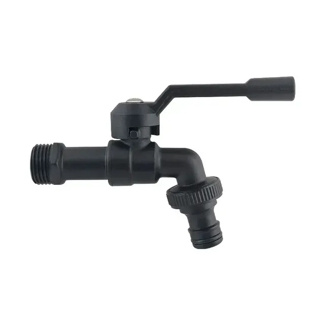 Robinet Laiton Noir Extérieur Antigel Anticorrosion… – vue 6