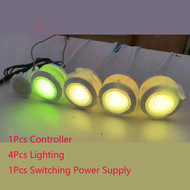 Lampe de bain sous-marine à LED RVB – vue 2