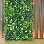 Plante artificielle murale verte 60x40cm, paysage, maison, jardin, Jungle, fausses plantes, panneaux muraux en plastique pour pelouse, décoration de clôture de jardin