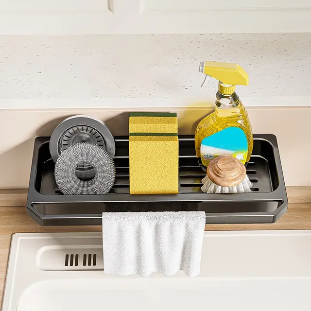 Organisateur évier rangement égouttoir autodrainant… – vue 2
