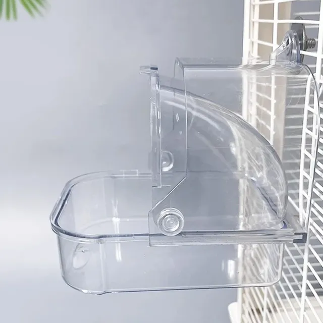 Baignoire oiseaux suspendue plastique transparent rigide… – vue 4