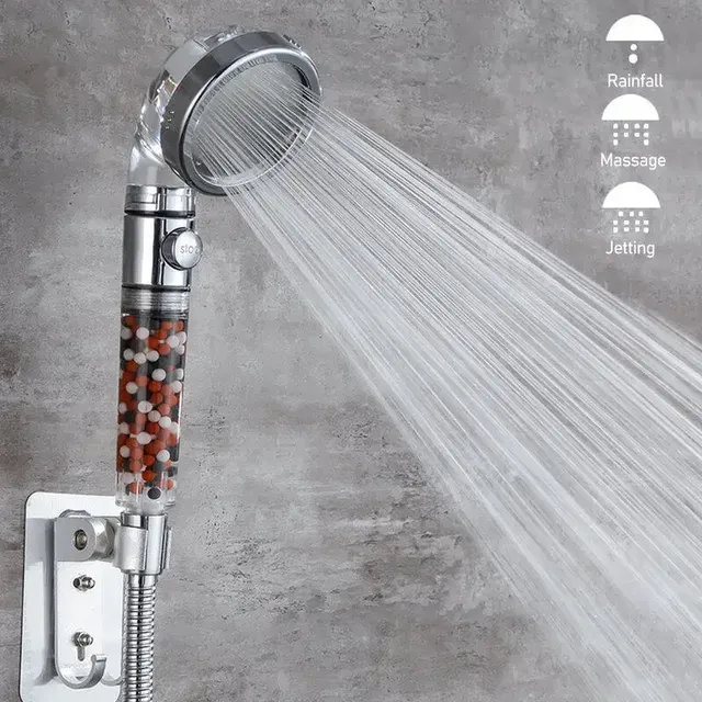 Pommeau de douche à anions LED – vue 3