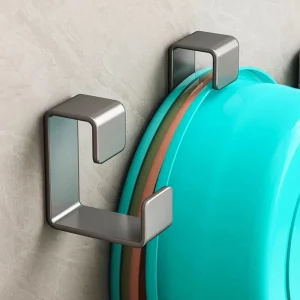 Crochet de lavabo, support de lavabo mural, crochet de support de lavabo, accessoire de toilette de salle de bains, support de cuisine, séchage de vidange pour la maison