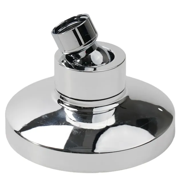 Pommeau douche mural pluie rond chrome ABS buse… – vue 4