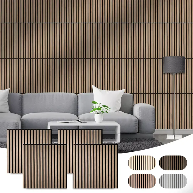 Panneau acoustique en bois 600x600mm – vue 3