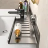 Étagère murale lavabo inoxydable brossé ventouse… – vue 5