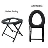Siège toilette pliant portable camping adulte… – vue 2