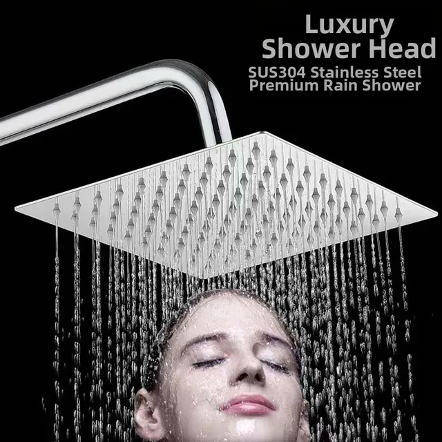 Pommeaux de douche ronds haute pression 6 pouces/8 pouces – vue 2