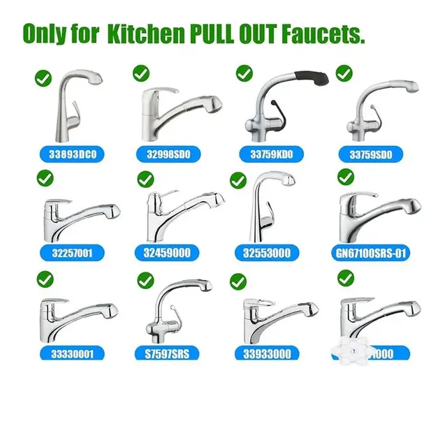 Pièces de robinet de cuisine pour Grohe 48293000 – vue 3