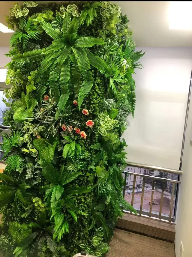 Panneaux muraux de plantes artificielles 3D: 40x120UV – vue 4