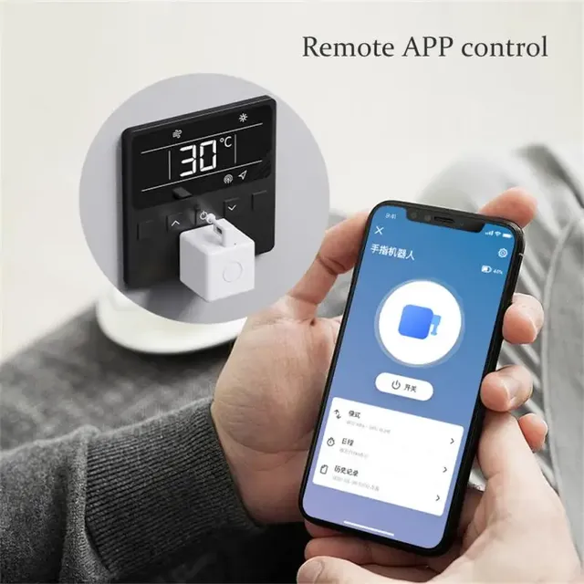 AUBESS Tuya Bluetooth Smart Touch Fingerbot Plus bouton… – vue 4